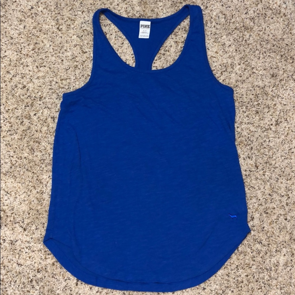 PINK Razorback tank top